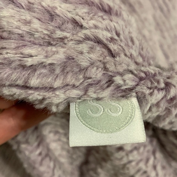 SS blanket lavender purple twin soft faux fur throws blanket - Picture 3 of 11